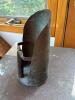 Antique Metal Coal or Ash Scoop with Wooden Handle - 2