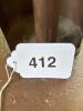 Antique Metal Coal or Ash Scoop with Wooden Handle - 6