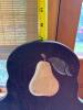 Painted Pear Motif Wall Box in Folk Art Style - 7