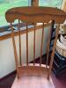 Antique Windsor-Style Wooden Rocking Chair - 2