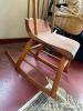 Antique Windsor-Style Wooden Rocking Chair - 4