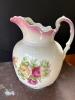 Victorian-Style Floral Wash Basin and Pitcher Set - 6