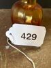 Hand-Blown Amberina-Style Art Glass Vase - 5
