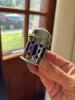 Silverplate and Blue Glass Condiment Set - 3