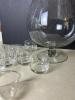 Pricess House Etched Glass Punch Bowl Set with Cups and Ladle - 4