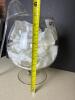Pricess House Etched Glass Punch Bowl Set with Cups and Ladle - 5