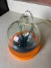 Pair of Handblown Glass Art Ornaments - 2
