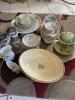 Assorted English Porcelain Tableware, Floral and Fruit Motifs