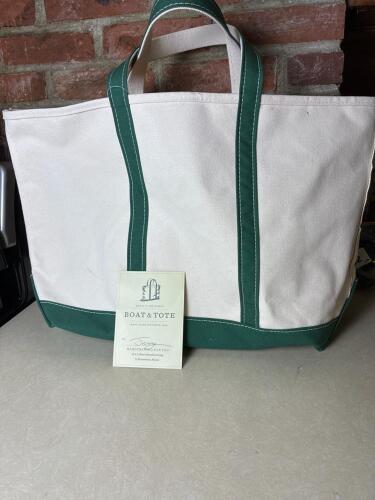 L.L.Bean Boat and Tote Large Canvas Bag