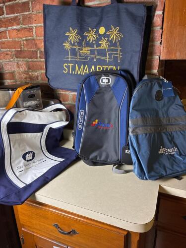 Assorted Tote Bags and Backpacks