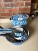 Blue and White Enamelware Lot - 6