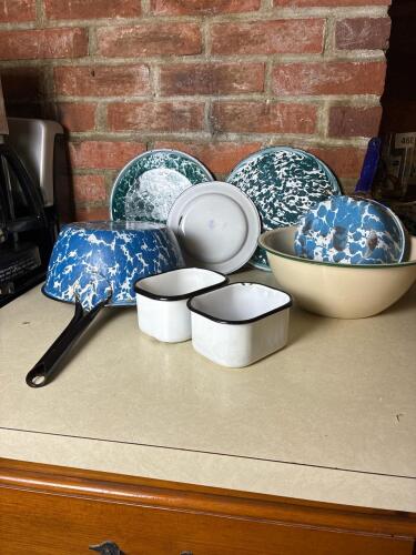 Enamelware Mixed Lot