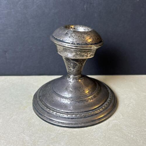 Vintage Weighted Sterling Candle Holder