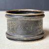 Victorian-Style Silver Tone Napkin Ring