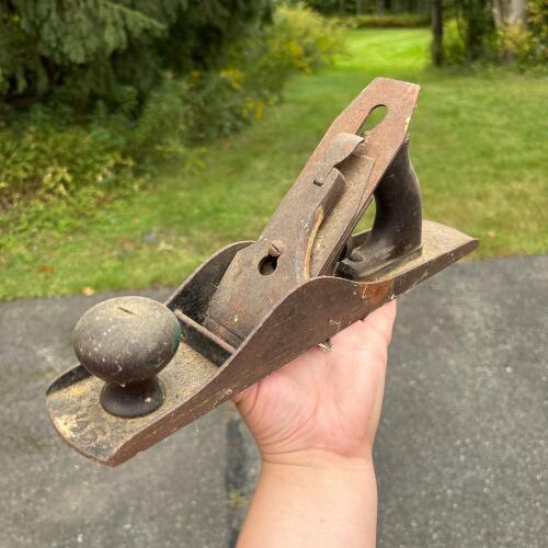 Stanley No. 5 Hand Plane with Wood Handles