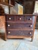 Antique-Style Wooden Dresser with Three Drawers