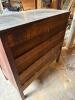 Antique-Style Wooden Dresser with Three Drawers - 3