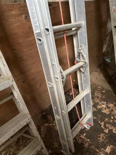 Extension Ladders and Step Ladder by Werner, Viking, and Lynn