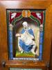 Religious Altar Cabinet with Piet&agrave; Statue and Limoges Plate - 2