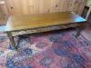 Mersman 1692 Coffee Table With Drawer, Brass Casters