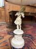 Figural Table Lamp With Cherub and Violinist Motif - 2