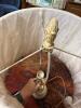 Figural Table Lamp With Cherub and Violinist Motif - 4