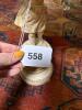 Figural Table Lamp With Cherub and Violinist Motif - 8