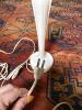 Aladdin Art Deco-Style Milk Glass Electric Lamp - 2
