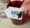 Kitchen Storage Container, Wine Glasses, Red Jar, Apple Peeler - 7