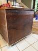 Wooden Storage Chest on Casters, Rustic-Style - 4