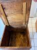 Wooden Storage Chest on Casters, Rustic-Style - 6