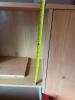 Wood Veneer Dresser Cabinet with Drawers and Shelved Door - 11