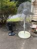 Honeywell Pedestal Fan and Midea Table Fan
