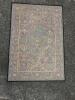 39x27 Oriental-Style Area Rug with Floral Pattern - 4