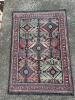 40x27 Oriental-Style Area Rug With Geometric Pattern