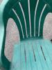 Three Syroco Green Plastic Outdoor Armchairs - 2
