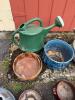 Mixed Garden Lot: Watering Cans, Tools, Weather Boots and Pots - 2