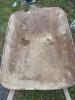 Antique Metal Wheelbarrow with Wooden Handles - 3
