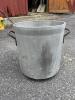 Large Aluminum Boiling Pot with Metal Poultry Rack - 2
