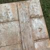 Rustic Wooden Barn Door with Metal Hinges - 3