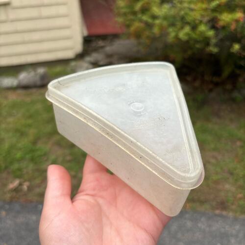 Vintage Tupperware Pie Wedge Container