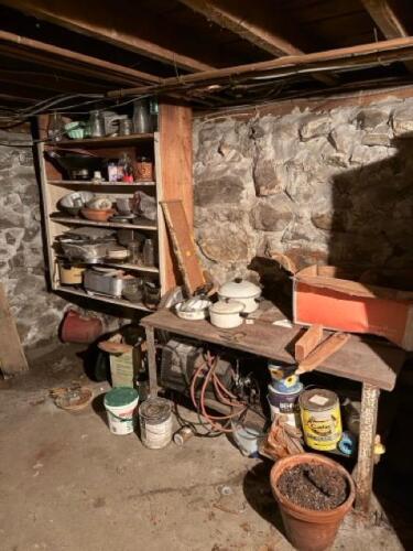 Assorted Vintage Kitchenware, Canning Jars, Enamel Pots