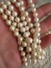 Strand of Cultured Pearl Necklace with Filigree Clasp - 3
