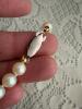 Strand of Cultured Pearl Necklace with Filigree Clasp - 8
