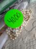 Strand of Cultured Pearl Necklace with Filigree Clasp - 9