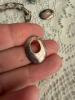 Sterling Silver Jewelry Group: Bracelet, Ring, Earrings - 4