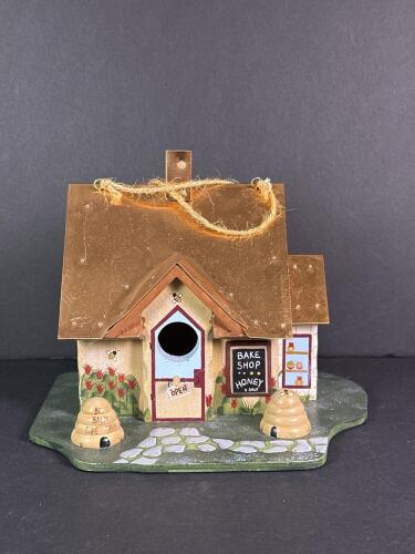 Kathy Hatch Collection Bee Balm Bake Shop Decorative Birdhouse