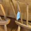 Small Rustic Drop-Leaf Wooden Table & Chairs - 16