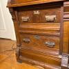 Eastlake Ornate Carved Wooden Cabinet - 7