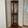 Corner Curio Cabinet With Glass Shelves
